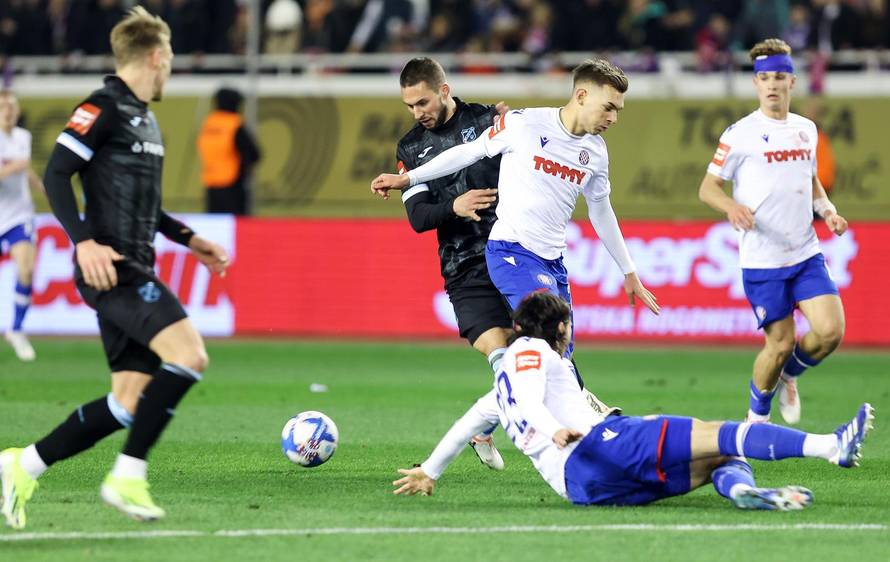 Split: Hajduk i Rijeka susreli se u utakmici 20. kola HNL-a 