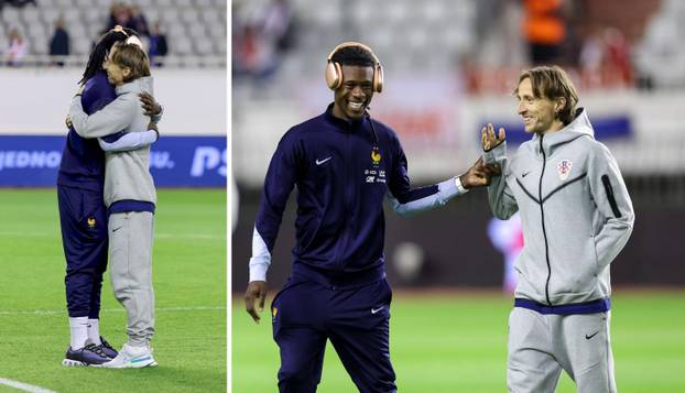 FOTO Francuski nogometaš se obradovao kada je vidio Luku. Izgrlio ga je na centru Poljuda