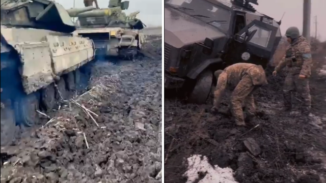 Blato stvara probleme na frontu u Ukrajini: 'Velike ofenzive su nemoguće, uvjeti su jako teški'