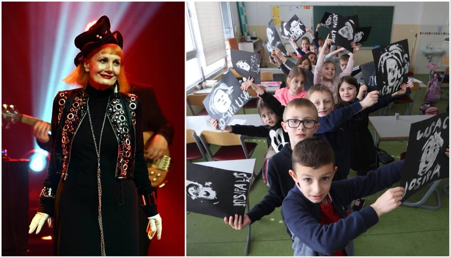 Josipu Lisac su oduševili radovi učenika iz Sesveta: 'Dječice, čim ozdravim, dolazim vam u školu'