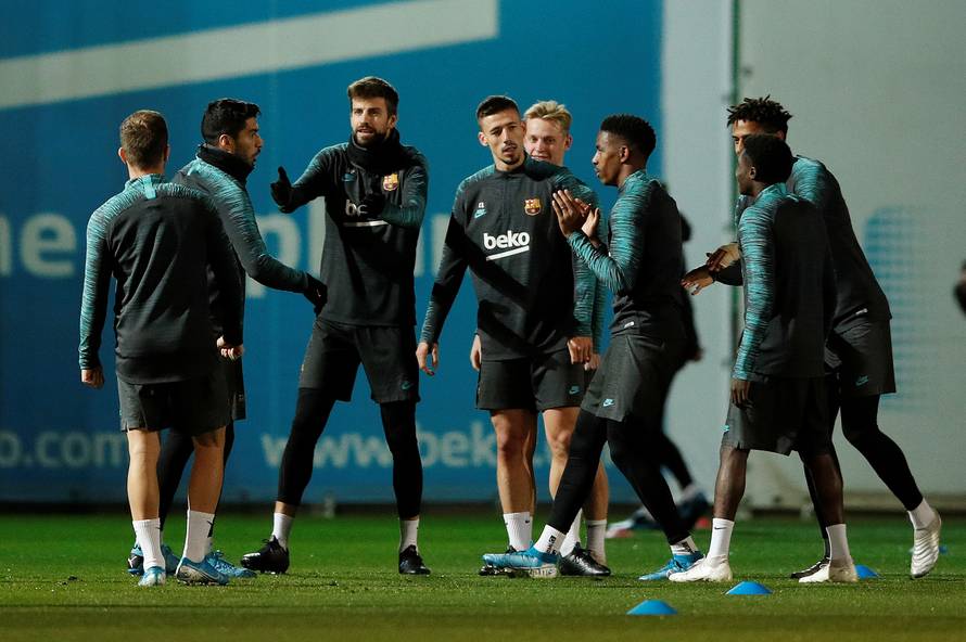 Champions League - FC Barcelona Training