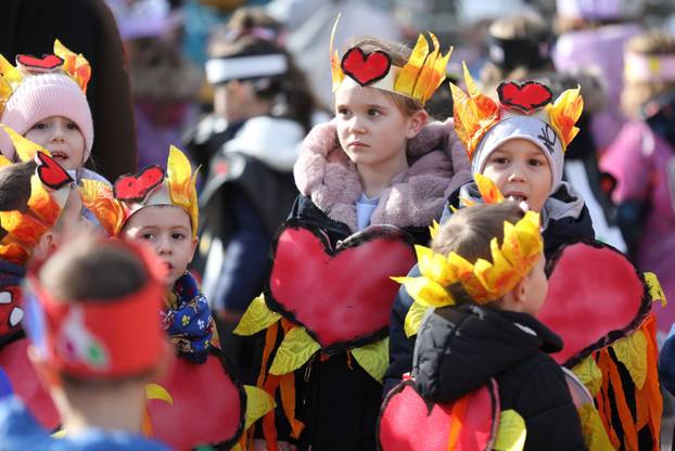 FOTO Maskenbal u Pulskoj Areni je kao iz bajke: Djeca su oduševila kreativnim kostimima