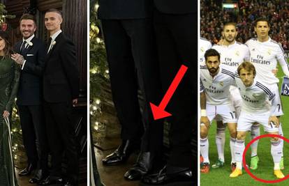 Beckham kao Ronaldo: Propinje se na prste da bi izgledao viši