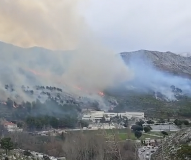 Lokaliziran požar u Žrnovnici