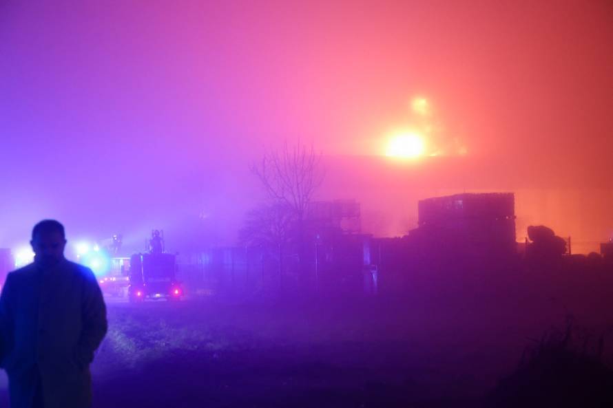 Zabok: Buktinja u pogonu Ciaka u Zaboku