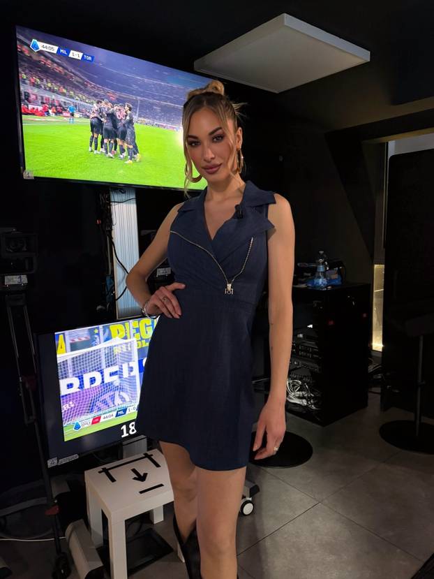 FOTO Talijanska voditeljica je konkurencija Diletti Leotti pred kamerama! Bila je i misica...