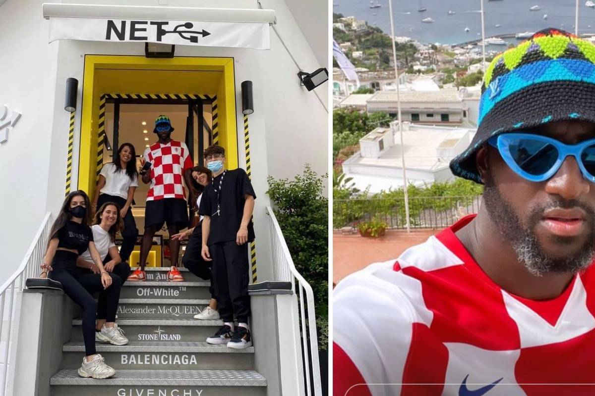 Dizajner Louis Vuittona obožava hrvatski dres: Nosio ga je na otvorenju butika na Capriju