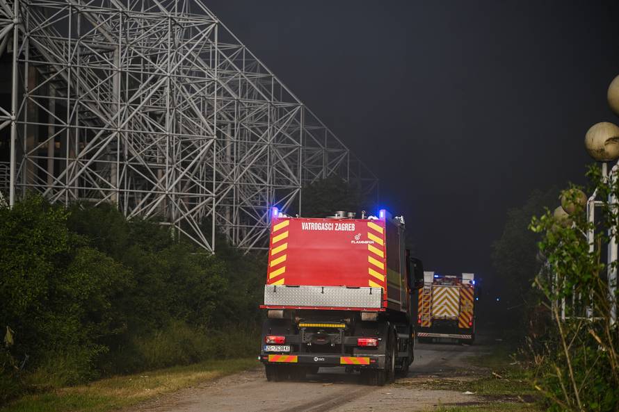 Zagreb: Buknuo požar kod sveučilišne bolnice 