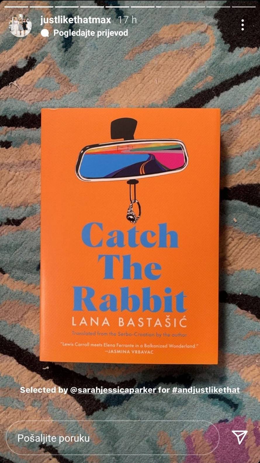 Carrie čita roman spisateljice rođene u Zagrebu: 'Jedan par njenih cipela da mi pošalje...'