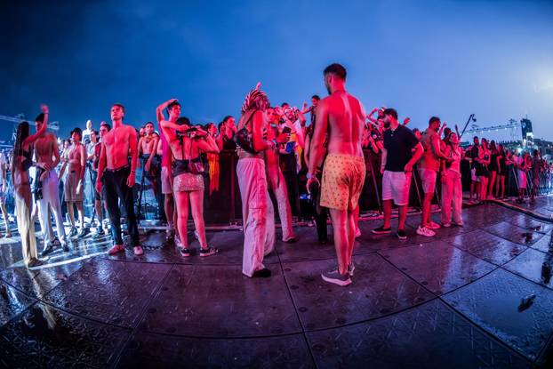 Split - Udar Munje izlad Ultra Festivala.