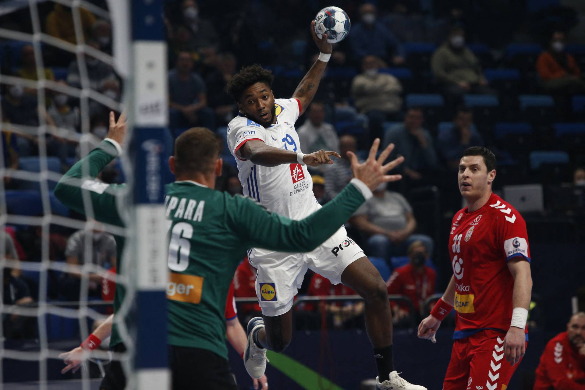 EHF 2022 Men's European Handball Championship - Group C - France v Serbia