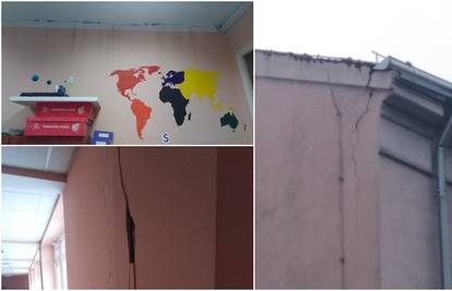 Oštećena je osnovna škola u Petrinji, ravnatelj: Samo sam ja u školi. Sad čekamo procjenu