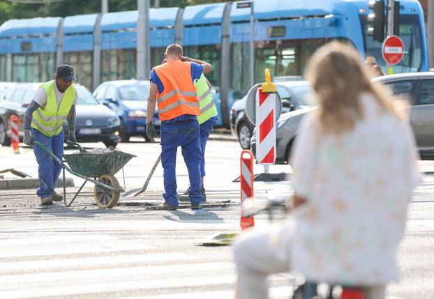 Zagreb: Počeli radovi na križanju Ulice grada Vukovara i Avenije Marina Držića