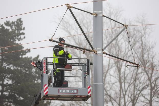 Radovi na Sarajevskoj cesti, proširenje ceste i gradnja nove tramvajske rute
