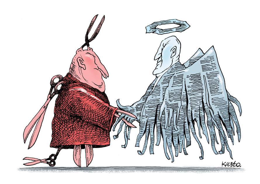 Elita karikaturista izlagat će idućeg utorka u Zagrebu...