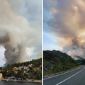 VIDEO Veliki po&zcaron;ar na Kor&ccaron;uli, stigli kanaderi, ga&scaron;enje ote&zcaron;ava jak vjetar: '&Ccaron;eka nas duga no&cacute;'
