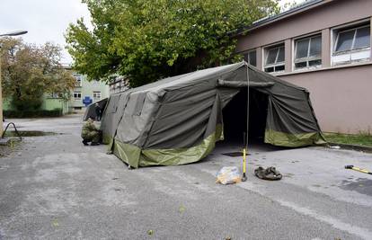 Dodatni šatori kod Vinogradske i Veterinarskog fakulteta zbog korone: 'Za potrebe trijaže su'