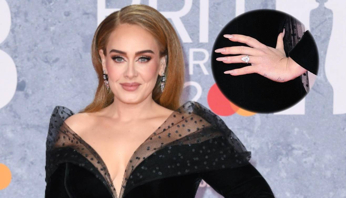 Adele se zaručila? Na crvenom tepihu privukla pažnju velikim dijamantnim prstenom na ruci