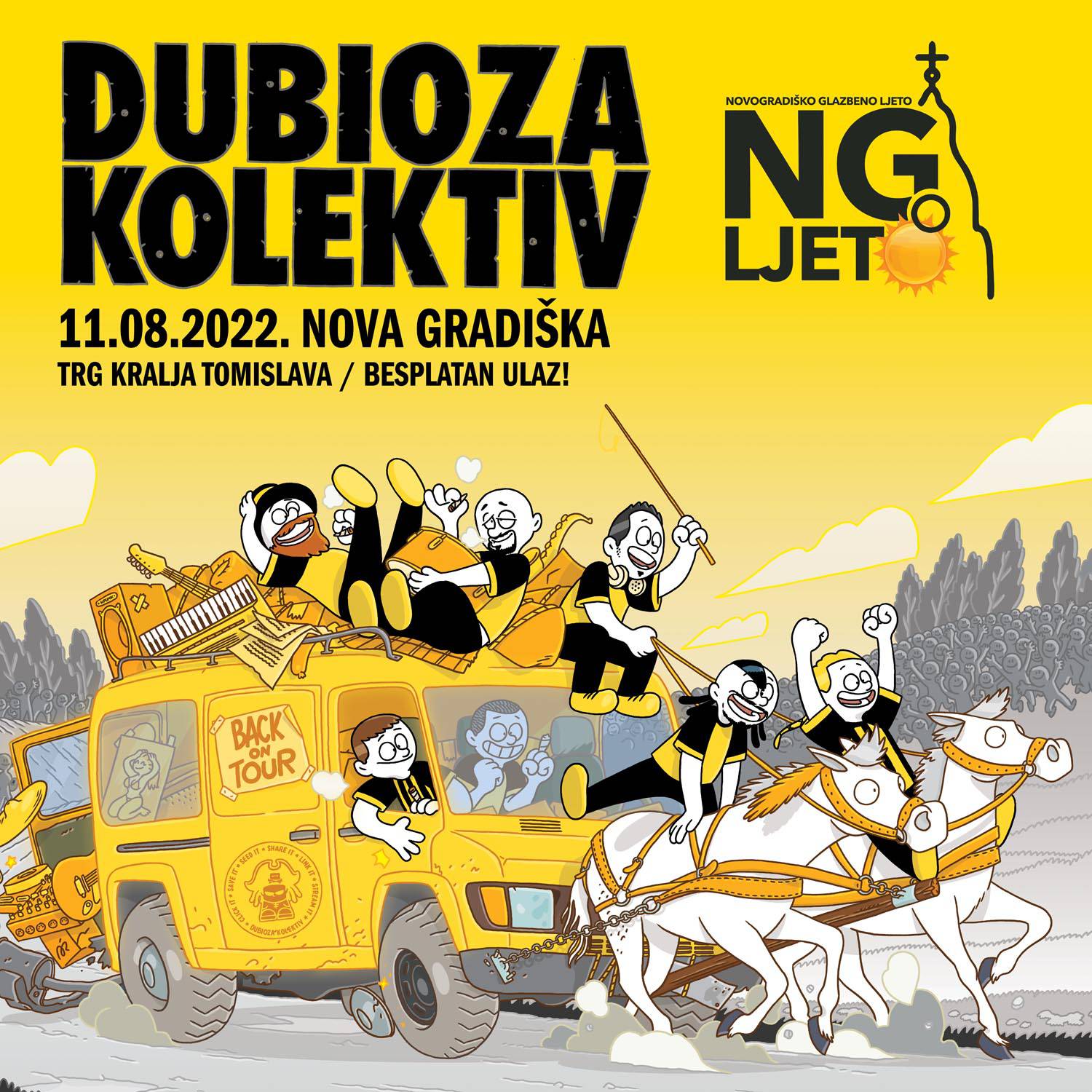 Nova Gradiška ima veliki open air koncert: Stiže Zdravko Ćolić, Dubioza, Tomislav Bralić i drugi