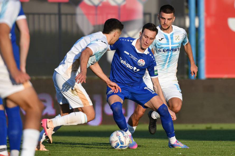 Slaven Belupo i Rijeka sastali se u prvoj utakmici finala Hrvatskog nogometnog kupa