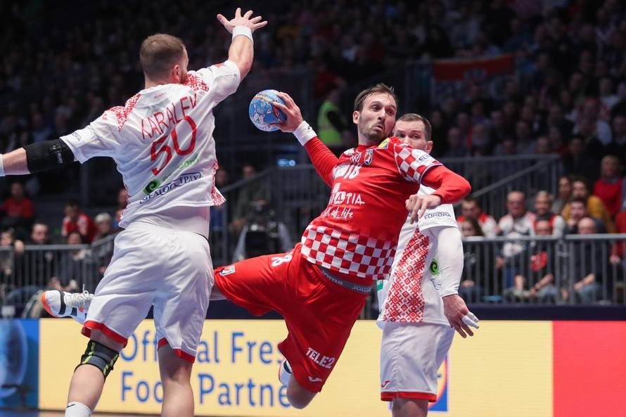 Graz: Hrvatska rukometna reprezentacija susrela se s Bjelorusijom u 2. kolu EP-a
