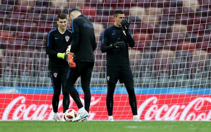 Moskva: Trening hrvatske nogometne reprezentacije