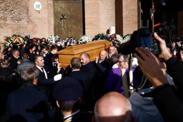 Funeral for former AC Milan and Bologna manager Sinisa Mihajlovic in Rome