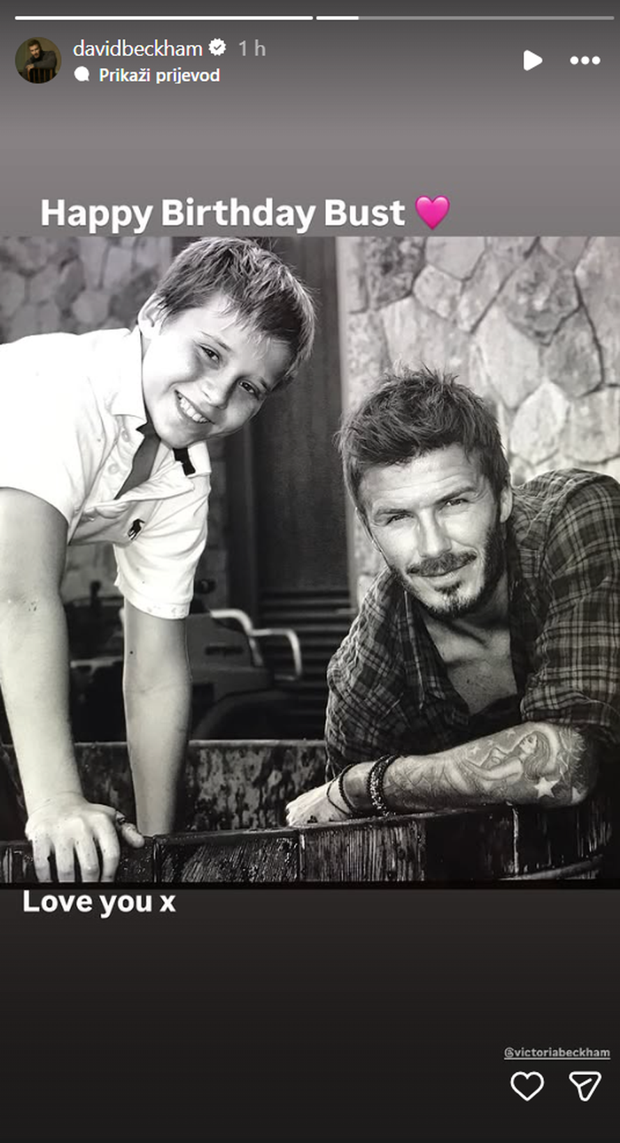 On ne želi čuti za njih, a oni mu čestitali 27. rođendan: Victoria i David ne odustaju od Brooklyna