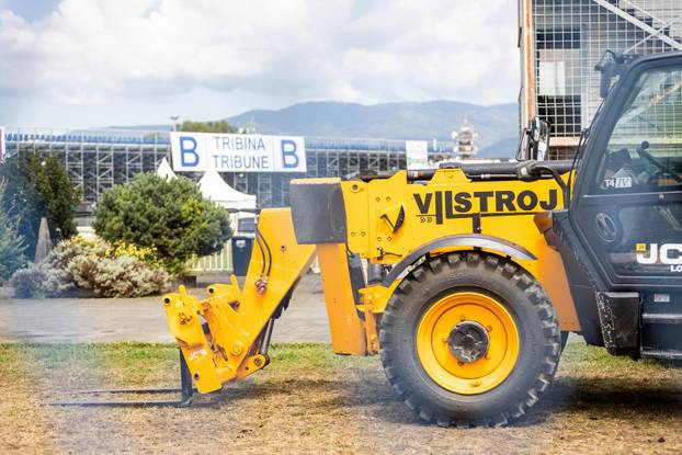 Zagreb: Pripreme za koncert Eda Sheerana na Hipodromu