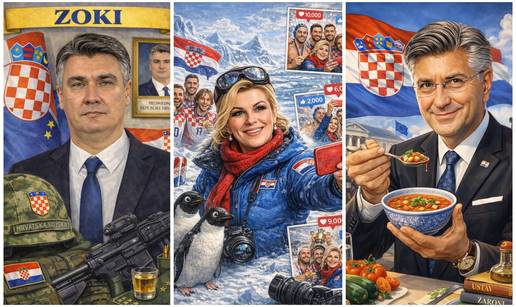Ovako ChatGPT vidi politi&ccaron;are kao karikature: Plenki sr&ccaron;e juhu gazpacho za kile, a tek Kolinda!