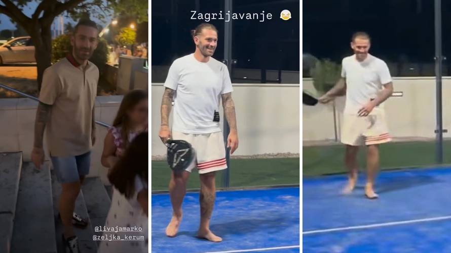 Evo kako Livaja provodi zadnje dane odmora. Zaigrao je padel s hrvatskim reprezentativcem