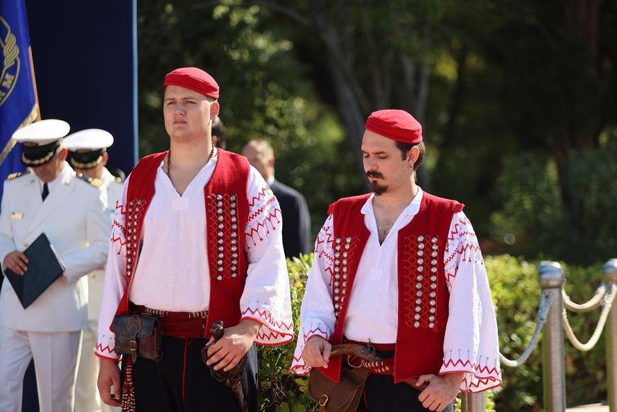 Split: Svečano obilježavanje 35. obljetnice utemeljenja Hrvatske ratne mornarice