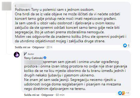 Proglasili ga licemjerom, a Tony tvrdi: 'Napustit ću koncert, ali ne mogu sve sam! Izborite se...'