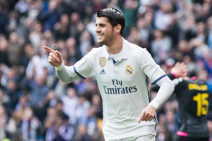 Match of La Liga between Real Madrid and RCE Espanyol at Santiago Bernabeu   Stadium