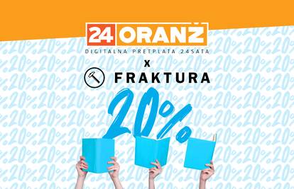 Ne propusti! Uz Oranž digitalnu pretplatu darujemo 20 % popusta u knjižari Fraktura!