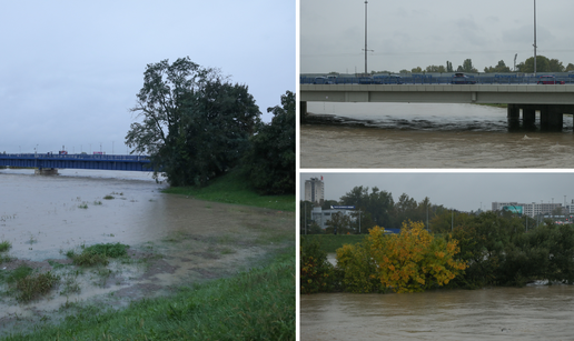 FOTO Nakon Borisa, stiže nam Kasandra: Sava se izlila u dijelu Zagreba, nemila kiša još pada