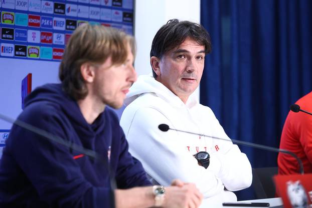 Split: Luka Modrić i Zlatko Dalić na konferenciji za medije uoči utakmice s Walesom