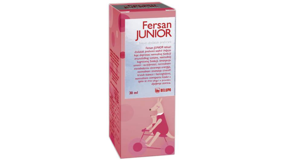 Fersan Junior za nadopunu željeza kod djece