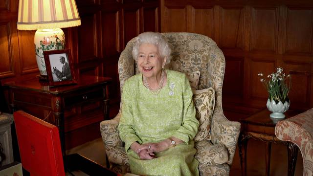 Platinum Jubilee portrait of Britain's Queen Elizabeth