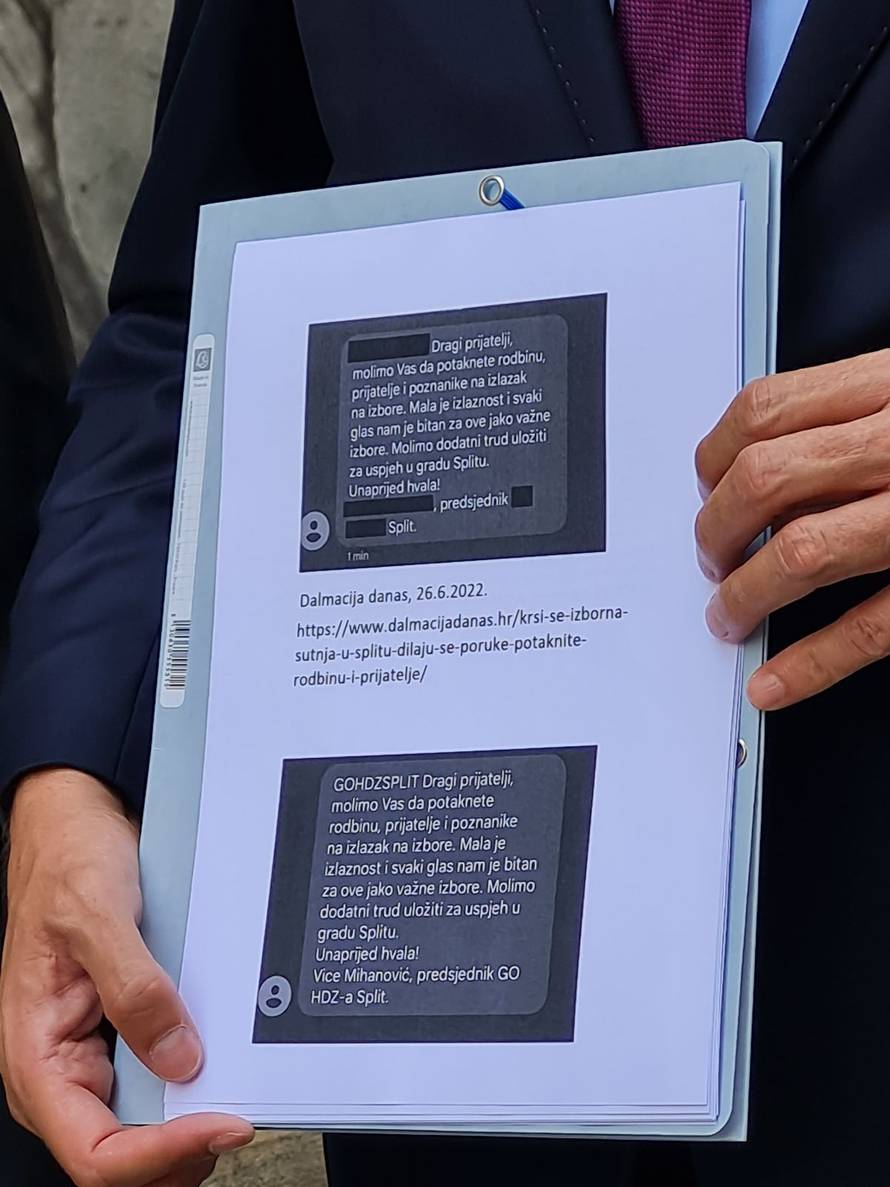Puljak o kršenju izborne šutnje: Cirkulirao je SMS, a potpisan je Vice Mihanović. HDZ krši šutnju