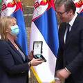 Dogradonačelnica Gline dobila odličje od Aleksandra Vučića