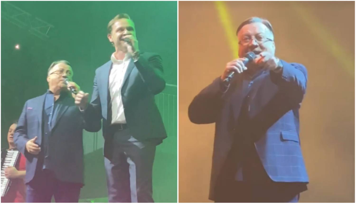 Halid Bešlić na koncertu pjevao duet s poznatim glumcem, a sve je zabilježio slavni voditelj