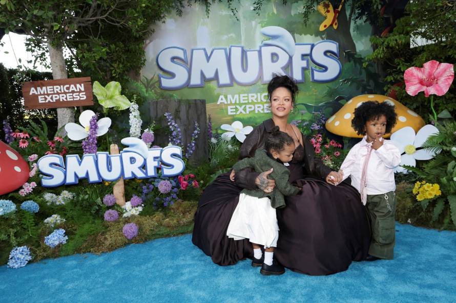 Premiere for the film "Smurfs" in Los Angeles