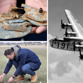 FOTO Arheolog je kod Šibenika pronašao ostatke 80 godina starog američkog bombardera