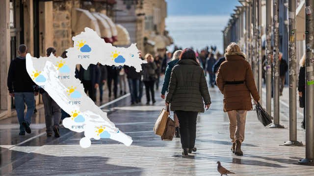 Danas sunčano i uglavnom suho. U subotu će mjestimice puhati vjetar s jakim udarima