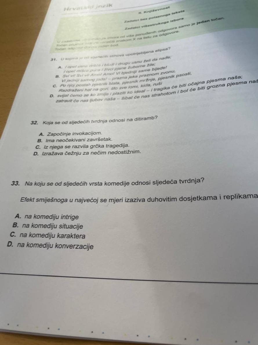 'Procurile' fotografije ispita državne mature iz hrvatskog: Ispit se neće poništavati za sve