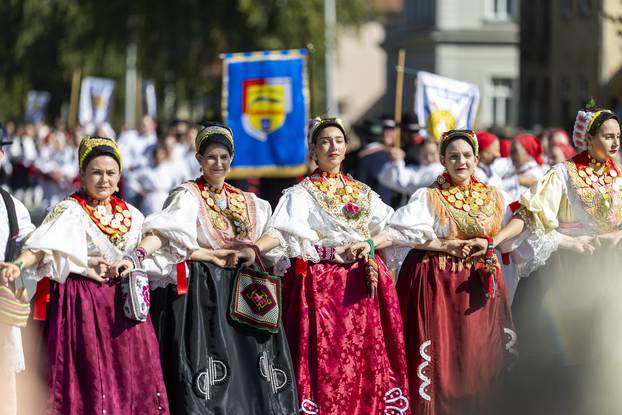 Svečani mimohod sudionika 59. Vinkovačkih jeseni