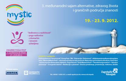 Zagreb Yoga Fest u sklopu sajma MYSTIC 19.-23.9.2012.