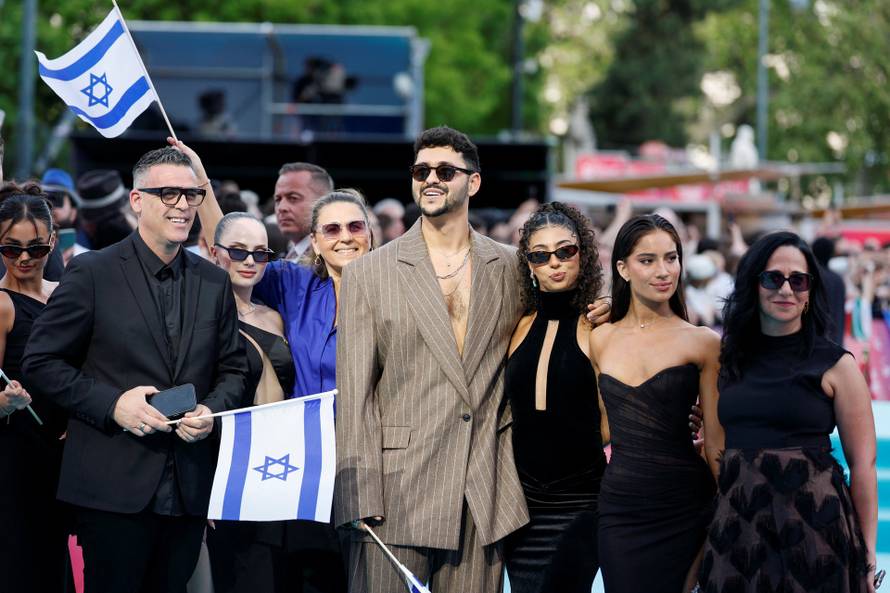 Eurovision Song Contest's 'Turquoise Carpet' event in Vienna