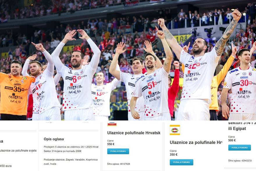 Želite na polufinale? Ogromna navala na karte za Francusku, ulaznice prodaju i po 500 eura!